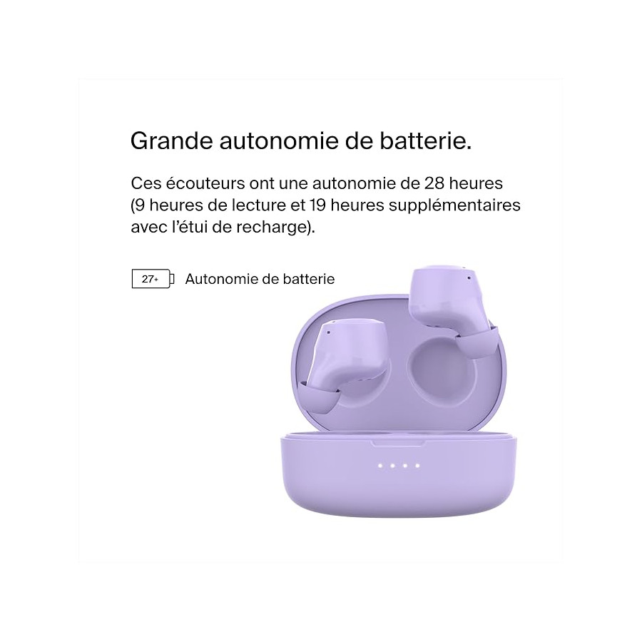 Belkin Écouteurs True Wireless SoundForm Bolt (sans fil, jusqu'à 28...
