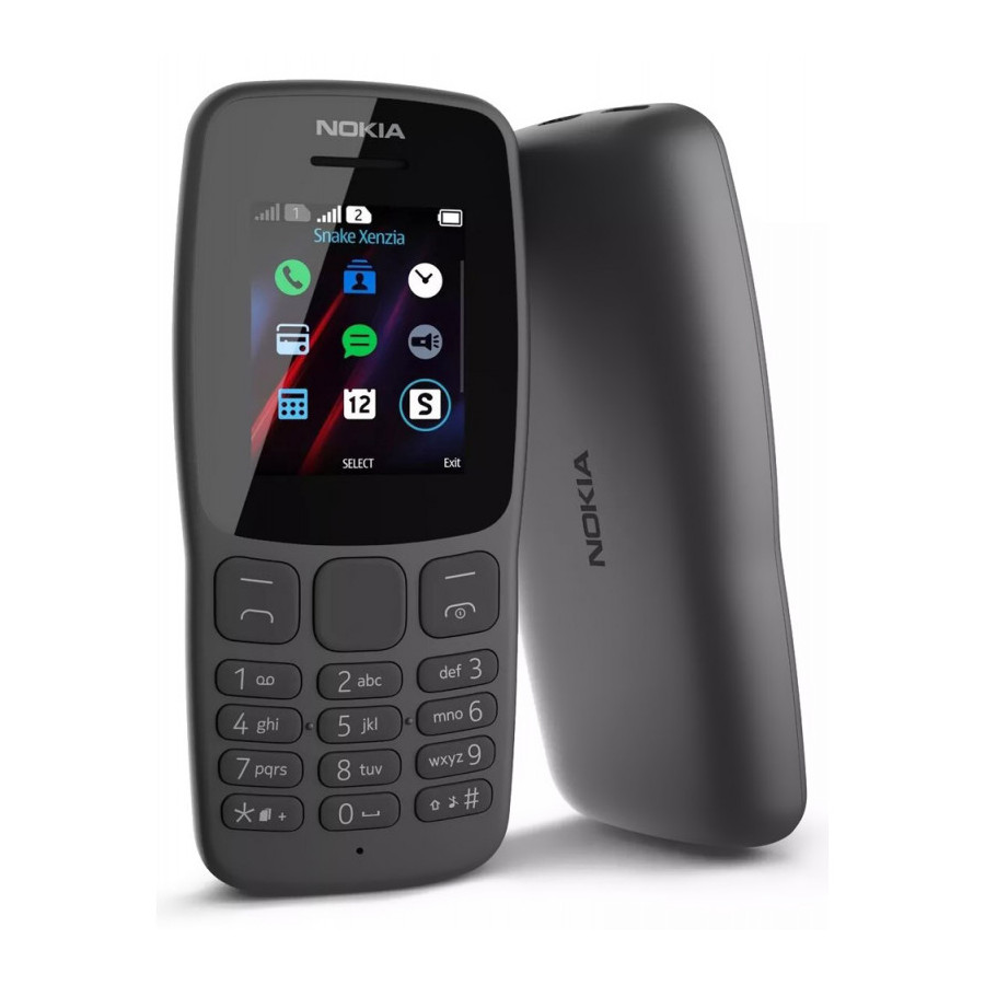 Nokia 106 Gris Produit Neuf-Produits neufs-SIMPHONEE – Chantilly (Boutique & Réparation)