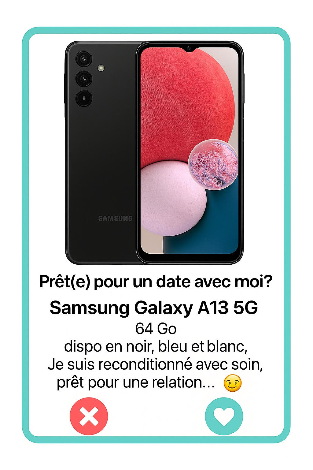 Samsung Galaxy A13 5G - Tinder Simphonee