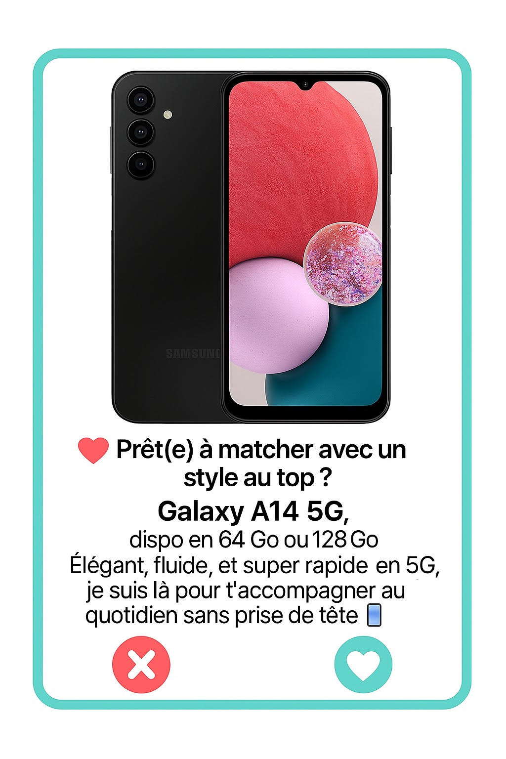 Samsung Galaxy A14 5G Tinder Simphonee