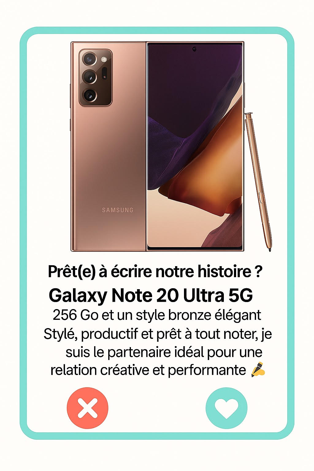 Samsung Galaxy Note 20 Ultra 5G - Simphonee