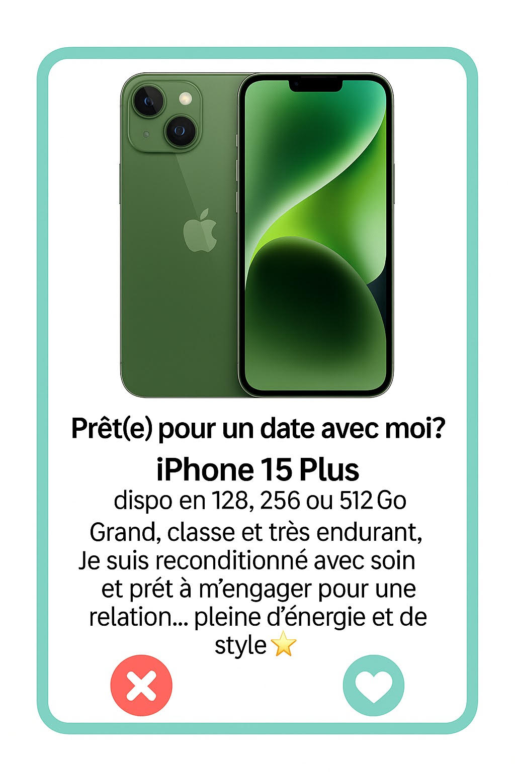 iPhone 15 Plus Tinder Simphonee