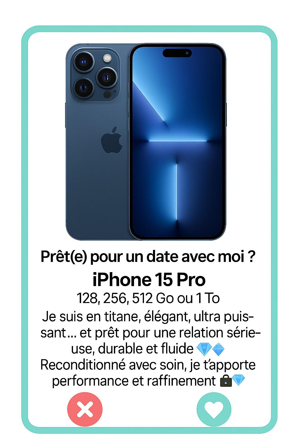 iPhone 15 Pro Tinder Simphonee