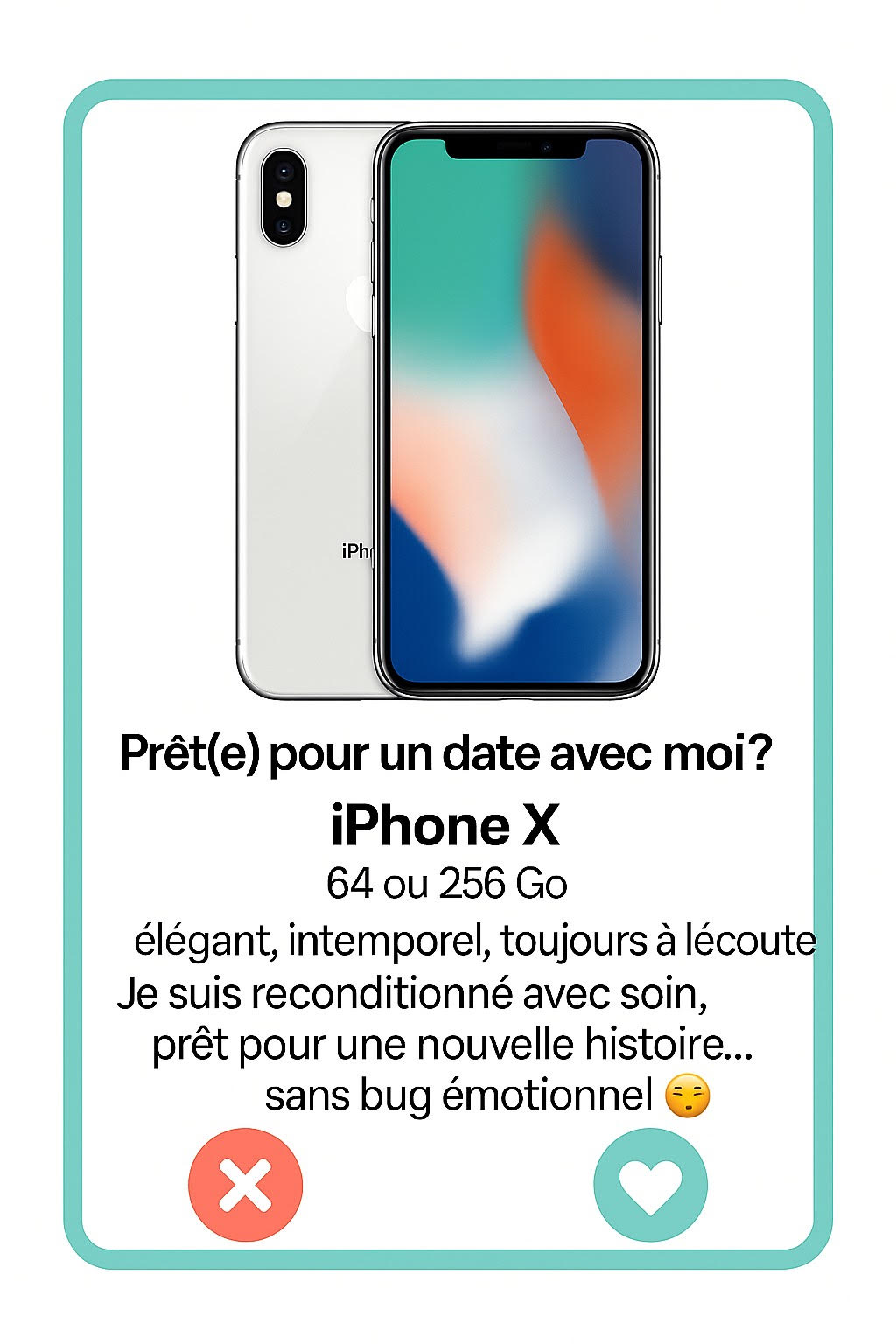 iPhone X Tinder Simphonee