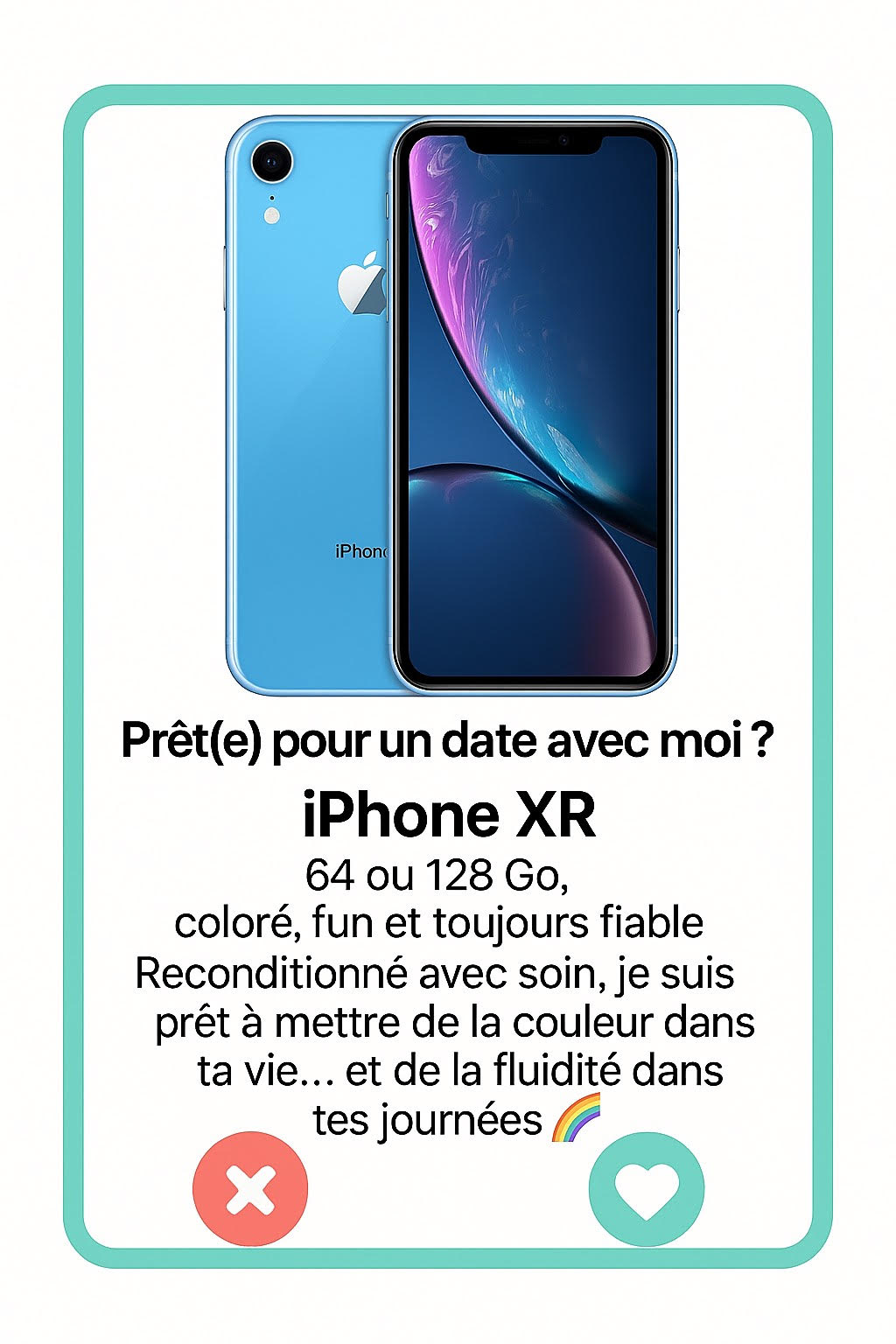 iPhone XR Tinder Simphonee