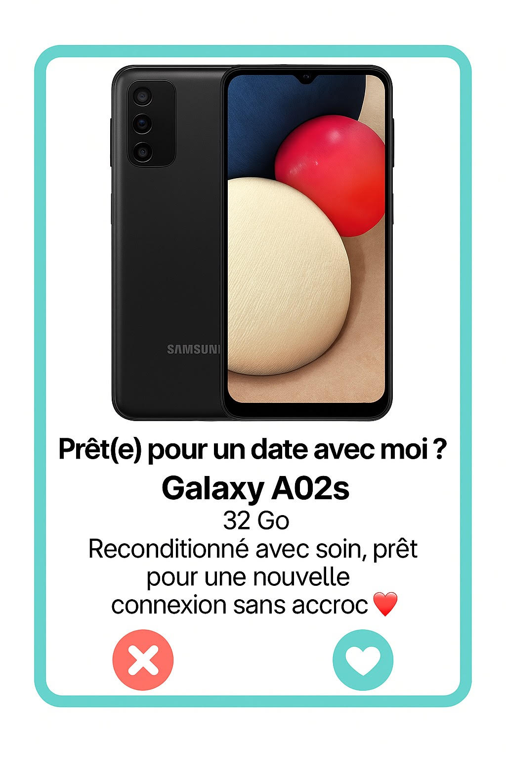Samsung Galaxy A02s Tinder Simphonee