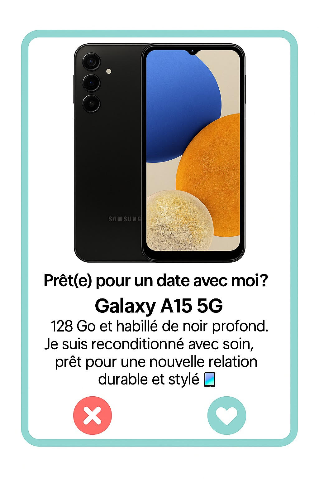 Samsung Galaxy A15 5G Tinder Simphonee