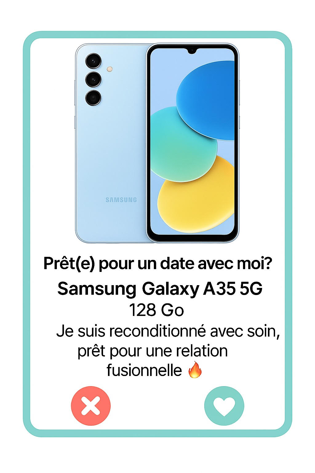 Samsung Galaxy A35 5G Tinder Simphonee
